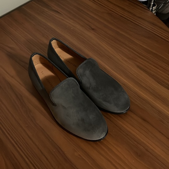 Brand New Grey Suede Duke & Dexter Loafers. Size 10. Handmade in England. - Picture 4 of 9